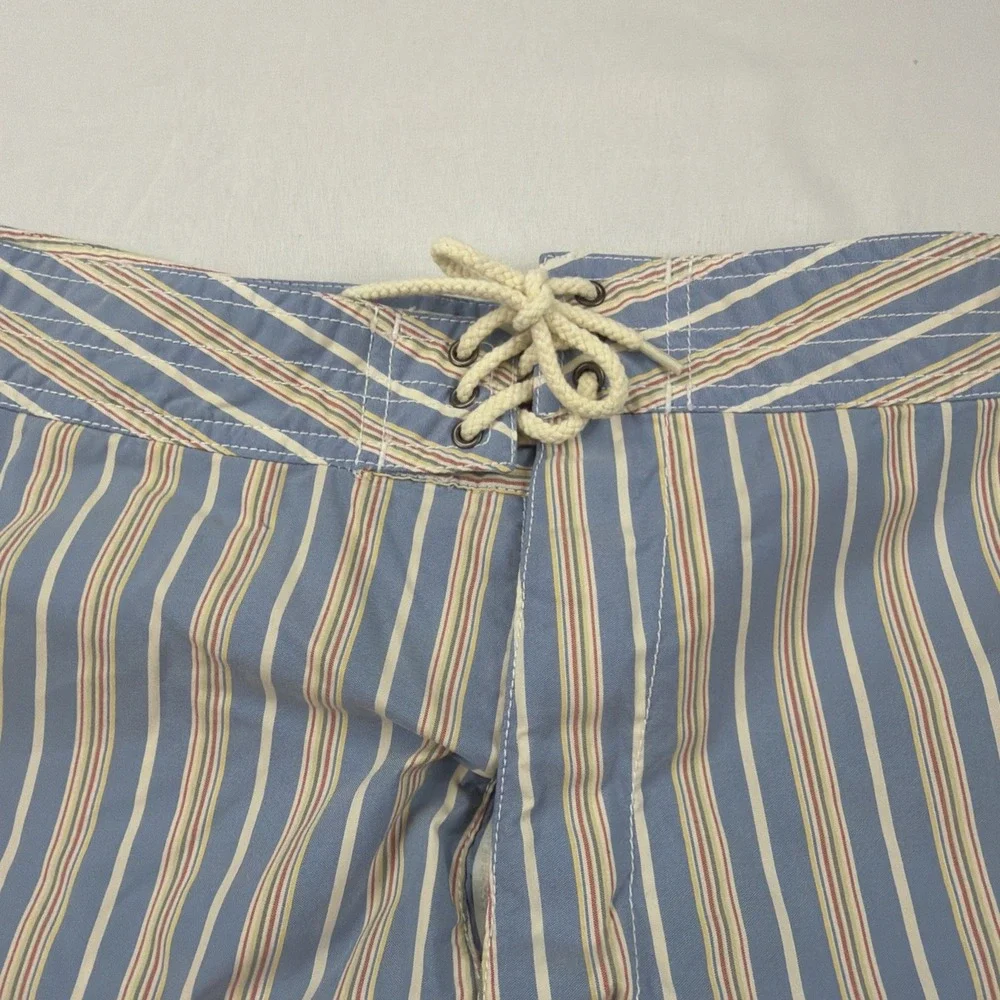 Polo Ralph Lauren Board Shorts Mens 40 Multicolor Stripe Swim‎ Trunks Board Surf